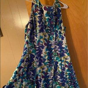 Knee length floral dress